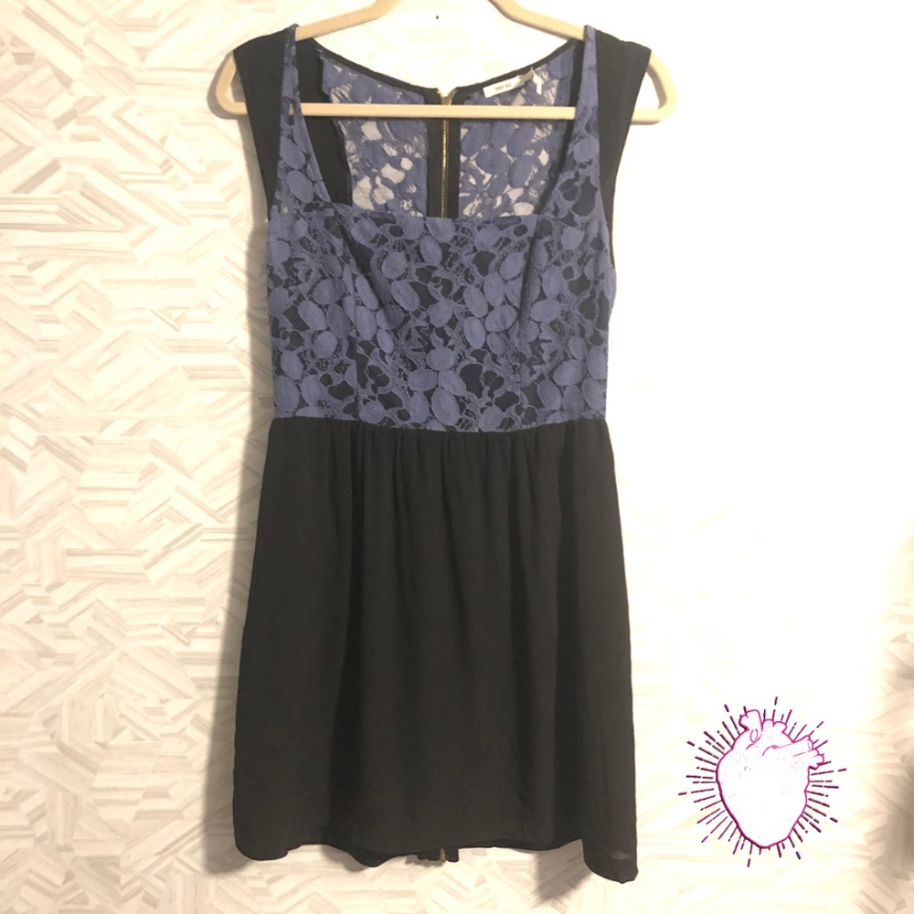 Kimchi Blue Mixed Media Lace Dress